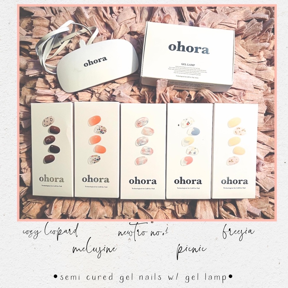 Ohora Gel Nail Set - Brand New